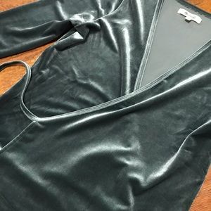 Madewell velvet top